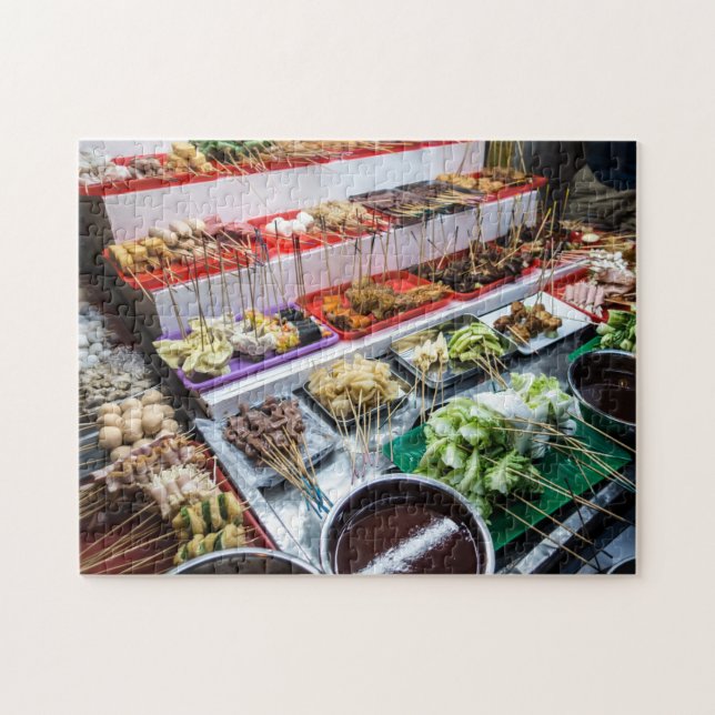 Malaysian Loc Loc Hot Pot Set Asian Foods Jigsaw Puzzle (Horizontal)