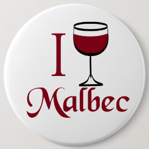 Malbec Wine Lover Gifts 6 Cm Round Badge