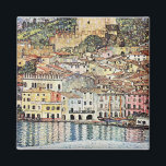 Malcesine am Gardasee by Gustav Klimt Magnet<br><div class="desc">Malcesine am Gardasee,  famous painting by Gustav Klimt,  1913.</div>