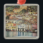 Malcesine am Gardasee by Gustav Klimt Metal Tree Decoration<br><div class="desc">Malcesine am Gardasee,  famous painting by Gustav Klimt,  1913.</div>