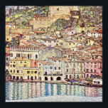 Malcesine at Lake Garda by Gustav Klimt Poster<br><div class="desc">Malcesine at Lake Garda is a faithful photographic reproduction of a public domain work of art by Gustav Klimt . Oil on Canvas,  1913.</div>