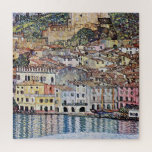 Malcesine at Lake Garda, Gustav Klimt Jigsaw Puzzle<br><div class="desc">Gustav Klimt (July 14, 1862 – February 6, 1918) was an Austrian symbolist painter and one of the most prominent members of the Vienna Secession movement. Klimt is noted for his paintings, murals, sketches, and other objets d'art. In addition to his figurative works, which include allegories and portraits, he painted...</div>