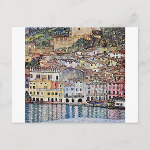 Malcesine at Lake Garda, Gustav Klimt Postcard