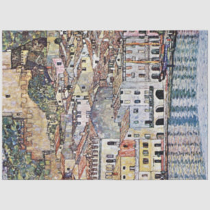 Malcesine at Lake Garda, Gustav Klimt Tissue Paper