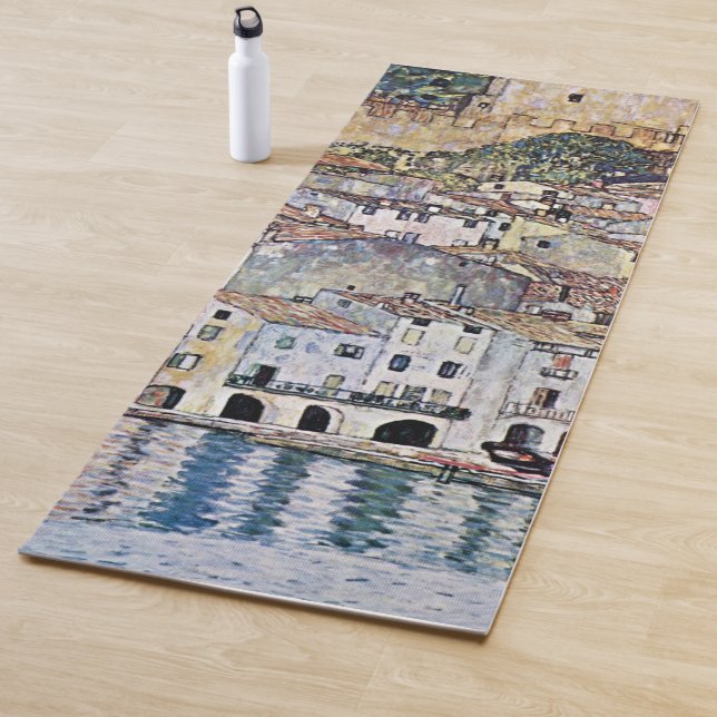 Malcesine at Lake Garda, Gustav Klimt Yoga Mat (In Situ)