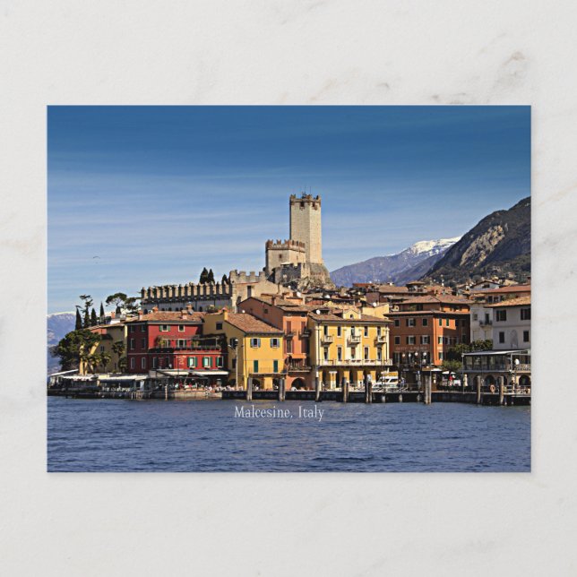 Malcesine, Italy Postcard (Front)