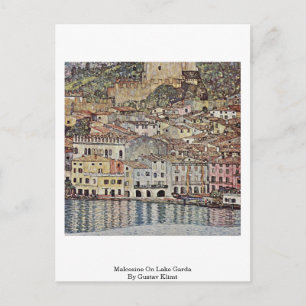 Malcesine On Lake Garda By Gustav Klimt Postcard