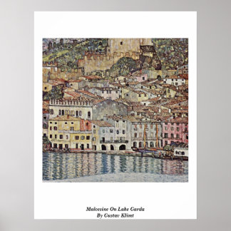 Malcesine On Lake Garda By Gustav Klimt Poster