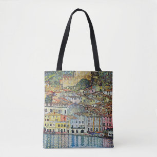 Malcesine on Lake Garda By Gustav Klimt Tote Bag