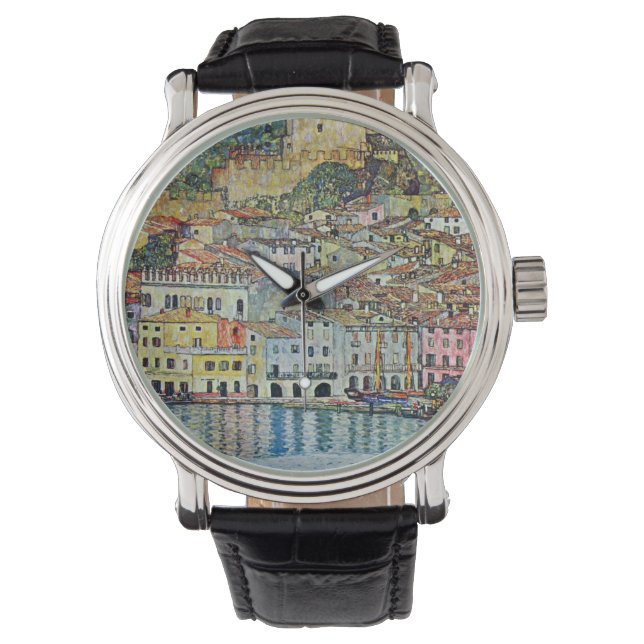 Malcesine on Lake Garda By Gustav Klimt Watch (Front)