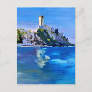 Malcesine with Castello Scaligero Postcard