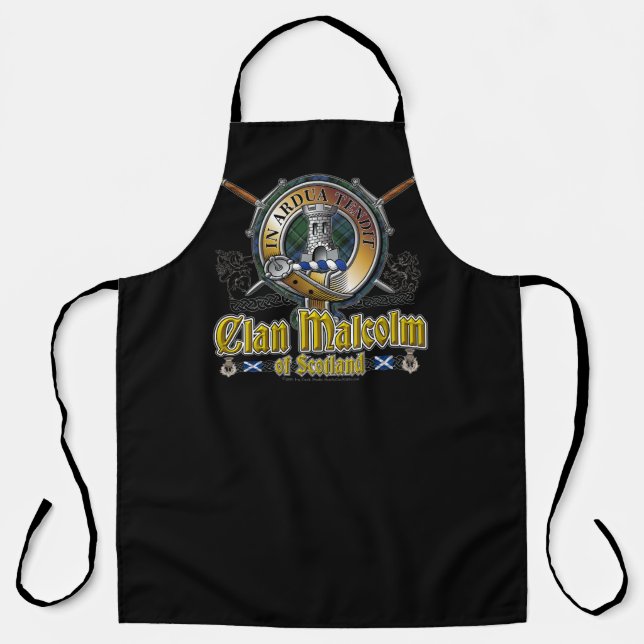 Malcolm Clan Badge Apron (Front)