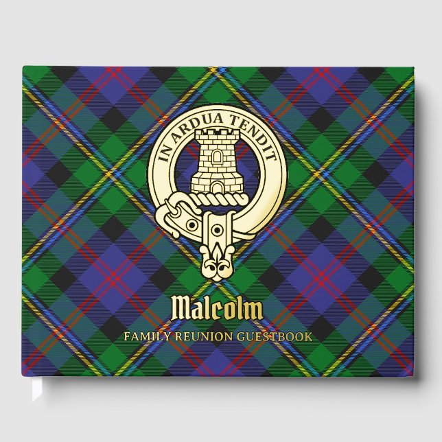 Malcolm Family Reunion Guest Book (Front)