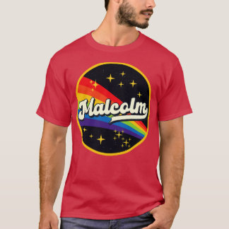 Malcolm Rainbow In Space Vintage Style T-Shirt
