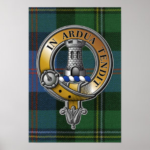 Malcolm Tartan & Badge Poster