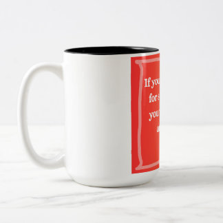 Malcolm X Quote If You Don't Stand For Something Two-Tone Coffee Mug