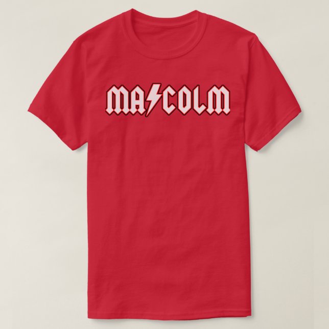 Malcolm Young design T-Shirt (Design Front)