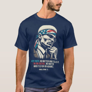 Malcom X Quotes T-Shirt