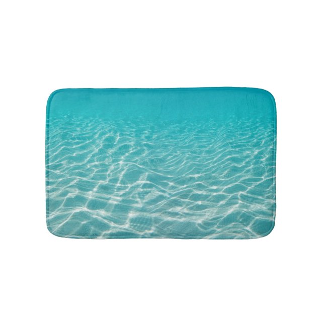 Maldive Beach Reflections Beautiful View. Bath Mat (Front)