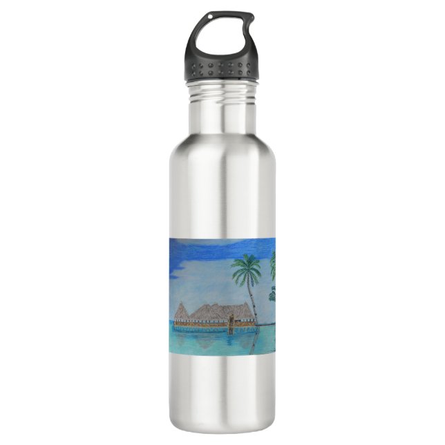 Maldives 2 710 ml water bottle (Front)