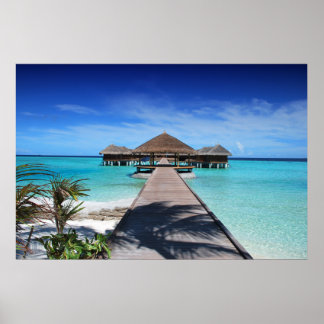 maldives-666122 TROPICAL PARADISE BACKGROUNDS WALL Poster