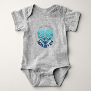 MALDIVES BABY BODYSUIT