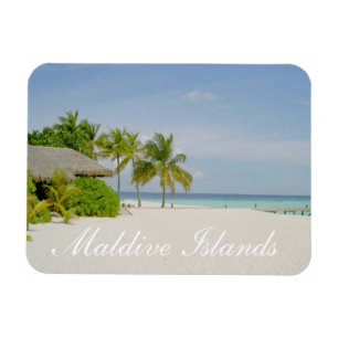 Maldives Beach and Bungalow Magnet