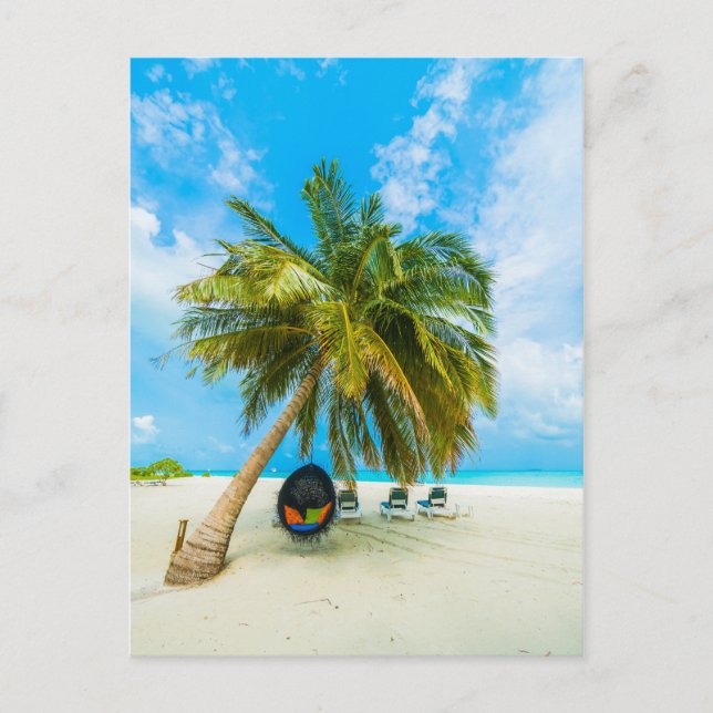 Maldives Beach postcard (Front)