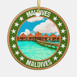 Maldives Ceramic Tree Decoration