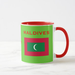 Maldives* Coat of Arms and Flag Mug