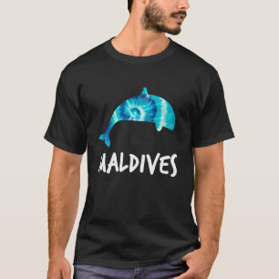 Maldives Dolphin Design Scuba Diving Maldives Dive T-Shirt