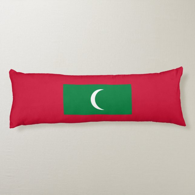 Maldives Flag Body Cushion (Back)