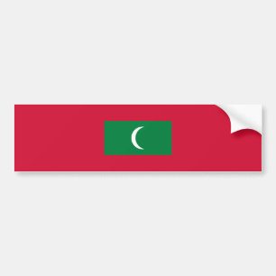 Maldives Flag Bumper Sticker