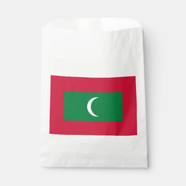Maldives Flag Favour Bags (Front)