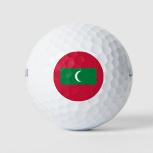 Maldives Flag Golf Balls