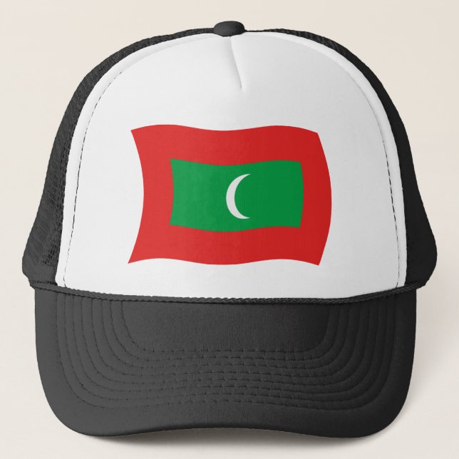 Maldives Flag Hat (Front)