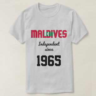 Maldives Flag Independence Celebration T-Shirt