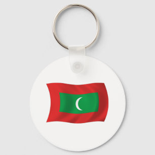 Maldives Flag Keychain