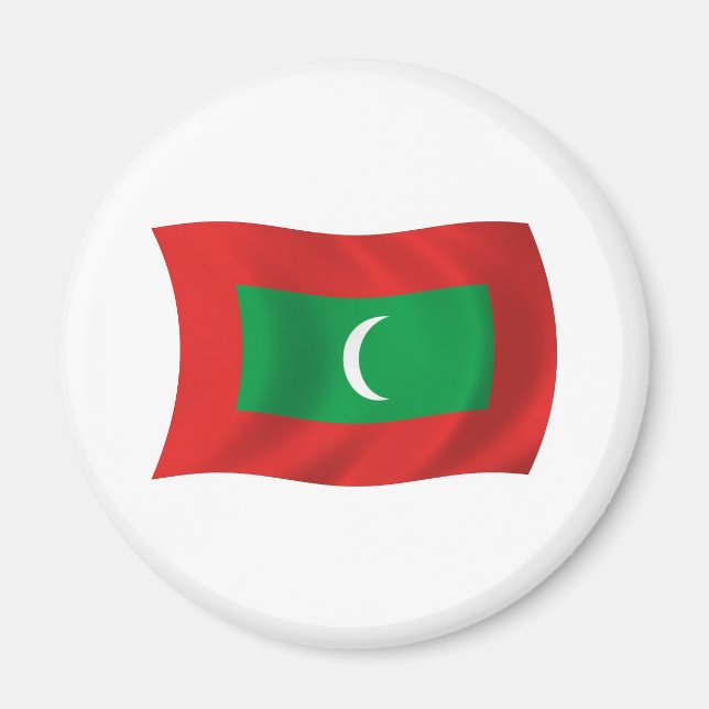 Maldives Flag Magnet (Front)