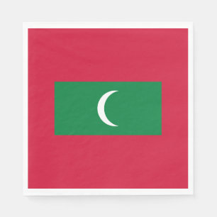 Maldives Flag Napkin