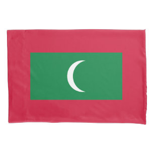 Maldives Flag Pillowcase