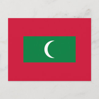 Maldives Flag Postcard