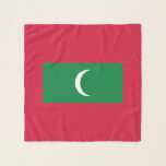 Maldives Flag Scarf<br><div class="desc">Patriotic flag of Maldives.</div>