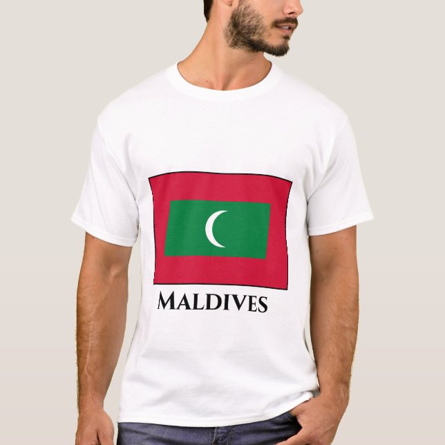 Maldives Flag T-Shirt (Front)