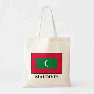 Maldives Flag Tote Bag
