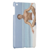 Maldives, Handsome young man meditating in a iPad Mini Case (Back Right)