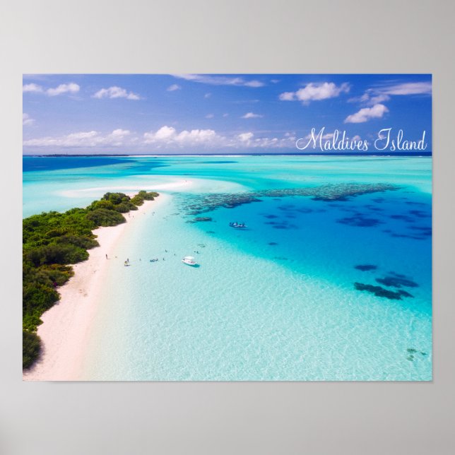 Maldives island romantic holiday by storeman. poster (Front)