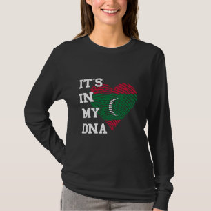 Maldives It's In My DNA Maldivian Pride Maldivian T-Shirt