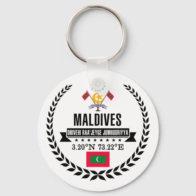 Maldives Key Ring (Front)
