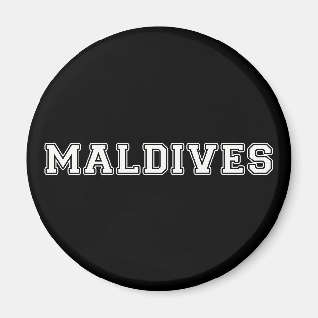 Maldives Magnet (Front)